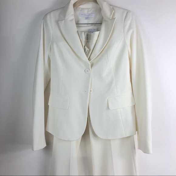 New York & Company White Pant Suit - Picture 6 of 7